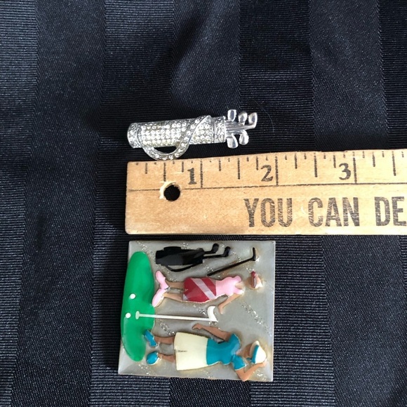 Vtg Golf Themed Brooches - Picture 6 of 6